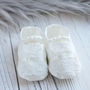 Christening Booties 'Violet', thumbnail 4 of 6