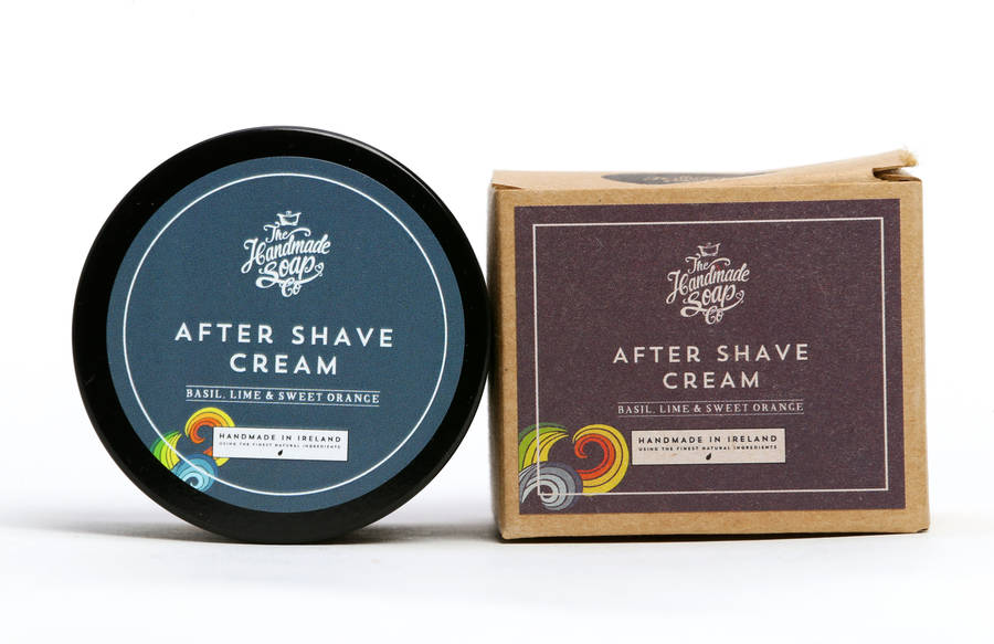 Mens Aftershave Soothing Cream By The Handmade Soap Company
