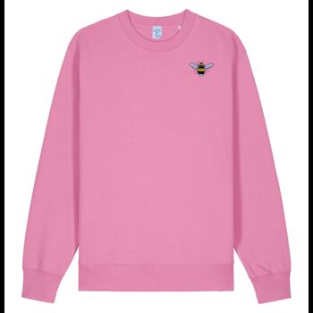 Organic Cotton Embroidered Bee Sweatshirt, 4 of 12