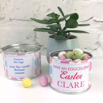 Personalised Easter Eggs Tin With Mini Eggs, 3 of 11