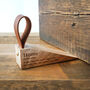 Home Definition Wooden Door Stop | Home Decor With Loop | Cosy Entryway Accent | Housewarming Gift | Home Décor, thumbnail 1 of 2