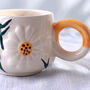G Decor Handmade And Hand Painted Wildflower Meadow Mug, thumbnail 2 of 4