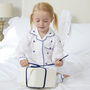 Personalised Mum And Child Navy Star Pyjama Set, thumbnail 8 of 11