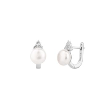 Sterling Silver Grape Pearl Earring, 2 of 5