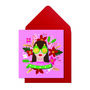 Christmas Festive Girl Pack Of 10 Cards, thumbnail 3 of 3