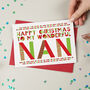Wonderful Granny/Nanny/Gran/Nan Christmas Card, thumbnail 4 of 6