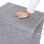 142 L Grey Fabric Double Clothes Laundry Hamper Basket, thumbnail 7 of 8