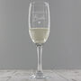 Personalised Bride Champagne Flute Glass, thumbnail 2 of 4