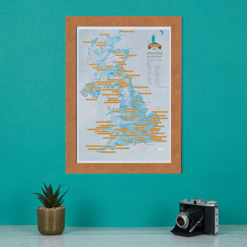 Personalised Scratch Off UK Fishing Print, 6 of 9