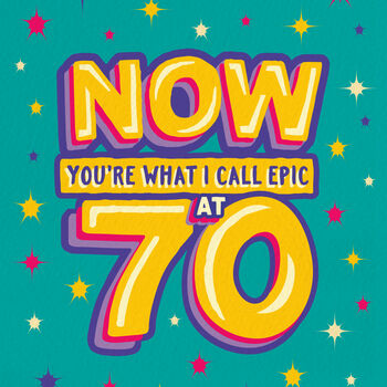 Funny 70th Epic Milestone Birthday Card, 2 of 4