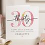 Personalised 30th Birthday Card For Daughter, thumbnail 1 of 7
