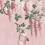 Wisteria Botanical Pink Bloom Mural, thumbnail 2 of 2