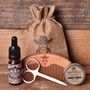 Beard Grooming Kit. Oil, Wax, Comb, Scissors, thumbnail 1 of 9