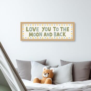 To The Moon And Back Framed Print, 4 of 12