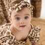 Matching Family Baby's Leopard Print Romper, thumbnail 2 of 7