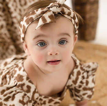 Matching Family Baby's Leopard Print Romper, 2 of 7