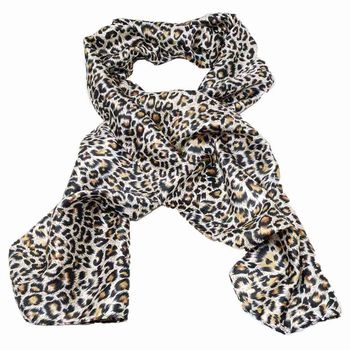 Leopard Print Neck Scarf, 2 of 3