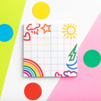 Colourful Sticky Notes Set Of Four, 7 of 9