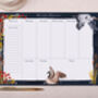 Bird And Flower Weekly Desk Planner Pad, thumbnail 1 of 4