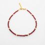 Gemstone Beaded Anklet, thumbnail 1 of 4