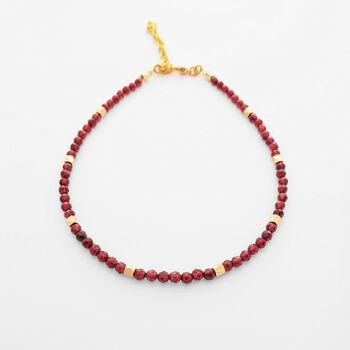 Gemstone Beaded Anklet, 2 of 4