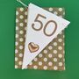 Personalised Golden Wedding Anniversary Bunting, thumbnail 5 of 6