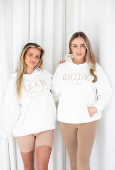 Personalised Embroidered 'Bride To Be' Hoodie, 4 of 10