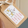 Personalised Kissing Reindeer Christmas Labels, thumbnail 1 of 1
