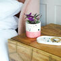 Handmade Bright Pink And Cream Terrazzo Plant Pot, thumbnail 1 of 3