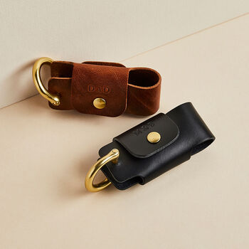 Personalised Leather Key Case, 3 of 5