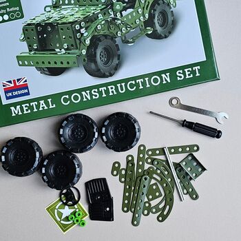 Army Jeep Metal Construction Set, 2 of 4