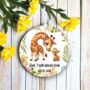 Personalised Parent And Child Giraffe Decoration, thumbnail 1 of 2