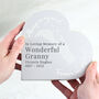 Personalised Feather Memorial Heart Ornament, thumbnail 1 of 6