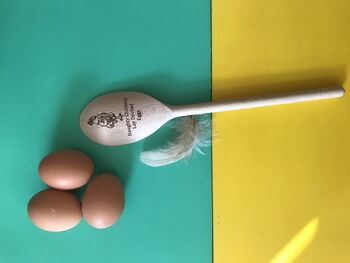 Chicken Personalised Wooden Spoon, 3 of 3