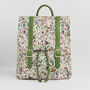 Green Garden Floral Buckle Backpack, thumbnail 2 of 5