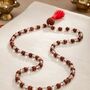 Indian Lord Shiva Rudraksha Beaded Necklace, thumbnail 3 of 3