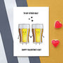 'To My Other Half' Beer Valentine's Card, thumbnail 1 of 2