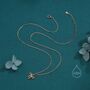 Sterling Silver Delicate Ribbon Bow Pendant Necklace, thumbnail 4 of 12