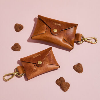 Personalised Leather Dog Treat Pouch, 2 of 6