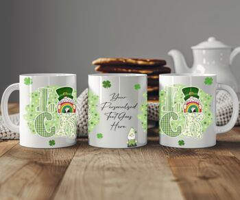 Personalised Good Luck Gonk Gnome Gift Mug, 2 of 2