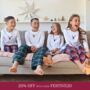 Personalised Embroidered Rudolf Christmas Pyjamas, thumbnail 1 of 12