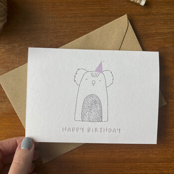 Happy Birthday Koala Card, 5 of 5