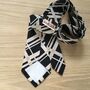 Liberty Tie/Pocket Square/Cuff Link In Black, thumbnail 6 of 6