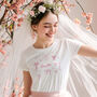 Bridal Party Bow T Shirt Hen Party Gift, thumbnail 4 of 11