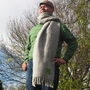 Customised Message Long Wool Scarf, thumbnail 4 of 11
