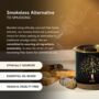 Palo Santo Incense Bricks And Burner Gift Set, thumbnail 4 of 8