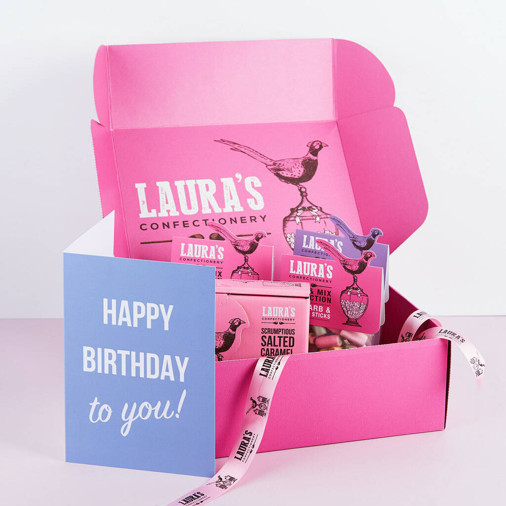 Laura S Happy Birthday Box By Laura S Confectionery Notonthehighstreet Com