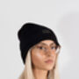 Satin Lined Tall Beanie, thumbnail 3 of 7