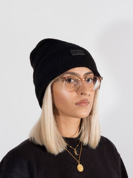 Satin Lined Tall Beanie, 3 of 7