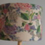 Pink And Blue Lilac Handmade Lampshade, thumbnail 2 of 8